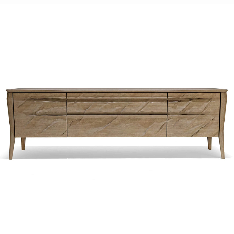 ТВ тумба 2 двери и 2 выдвижных ящика Tasteful Furniture Венге Светлый дуб ТВ тумба 2 двери и 2 выдвижных ящика Tasteful Furniture Венге Светлый дуб в Казани | Loft Concept