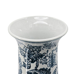 Ваза с классическим узором шинуазри синего цвета Blue & White Ornament  варинант исполнения - 2 | Loft Concept в Казани