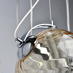 Люстра каскадная с 9-ю разноцветными стеклянными плафонами Kaleido варинант исполнения - 8 | Loft Concept в Казани