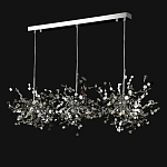 Люстра подвесная из трех частей с металлическими круглыми элементами Terzani Argent варинант исполнения - 8 | Loft Concept в Казани