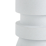 Приставной стол из искусственного камня Chess White варинант исполнения - 2 | Loft Concept в Казани