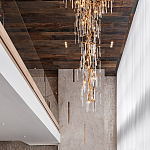 Люстра большая с прозрачными подвесками в форме капель Droplet Chandelier варинант исполнения - 2 | Loft Concept в Казани