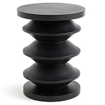 Фигурный приставной столик черного цвета AMORPHOUS варинант исполнения - 1 | Loft Concept в Казани