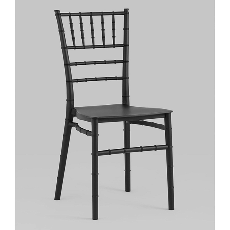 Стул Chiavari пластик черный Черный Стул Chiavari пластик черный Черный в Казани | Loft Concept