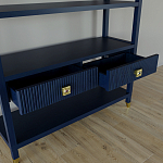 Стеллаж с двумя ящиками Elsa Dreams Blue варинант исполнения - 3 | Loft Concept в Казани