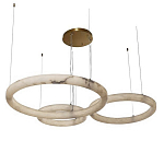 Люстра с 3-мя кольцами из натурального камня Minerals of Light варинант исполнения - 5 | Loft Concept в Казани