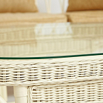 Комплект уличной мебели из ротанга Clara белый варинант исполнения - 11 | Loft Concept в Казани