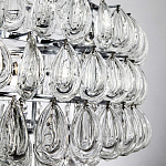Люстра с хрустальными подвесками в виде капель Antoine Crystal Drops Chrome Chandelier 16 варинант исполнения - 3 | Loft Concept в Казани