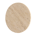 Бра с круглым плафоном из травертина Shaw Marble Lighting варинант исполнения - 4 | Loft Concept в Казани