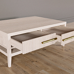 Кофейный стол Primo с двумя ящиками Светлый дуб варинант исполнения - 7 | Loft Concept в Казани