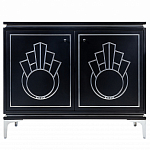 Черный комод в стиле арт-деко Luciano варинант исполнения - 1 | Loft Concept в Казани