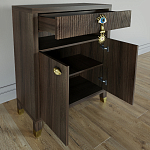 Комод Elsa Dreams Walnut Двухстворчатый  варинант исполнения - 1 | Loft Concept в Казани