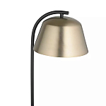 Торшер на изогнутом основании в сочетании черного и золотистого цвета Stable Base варинант исполнения - 2 | Loft Concept в Казани
