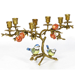 Бронзовый подсвечник на 7 свечей Eden Garden варинант исполнения - 2 | Loft Concept в Казани