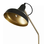 Торшер с плафоном в форме купола в сочетании черного и золотистого цвета Minimalist Execution варинант исполнения - 1 | Loft Concept в Казани