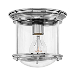 Потолочный светильник для ванных комнат с цилиндрическим стеклянным плафоном и одной лампой Hinkley варинант исполнения - 13 | Loft Concept в Казани