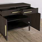 Буфет Primo с двумя ящиками и двумя фасадами шпон орех варинант исполнения - 4 | Loft Concept в Казани