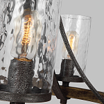 Люстра с цилиндрическим плафонами из толстого волнистого стекла в индустриальном стиле Feiss варинант исполнения - 17 | Loft Concept в Казани