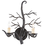 Бра черное в виде ствола дерева Branched Tree варинант исполнения - 2 | Loft Concept в Казани