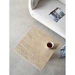 Столик приставной с квадратной столешницей Textured Cream Table варинант исполнения - 5 | Loft Concept в Казани