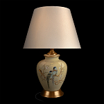 Настольная лампа бежевая с изображением птиц Slip Away варинант исполнения - 2 | Loft Concept в Казани