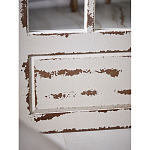 Зеркало-окно с эффектом старения в венецианском стиле Venetian White Mirror варинант исполнения - 4 | Loft Concept в Казани