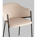 Стул Brace велюр молочный варинант исполнения - 2 | Loft Concept в Казани