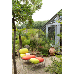 Дизайнерское разноцветное кресло на металлическом каркасе с подставкой для ног Poltronova Plasma Armchair варинант исполнения - 9 | Loft Concept в Казани