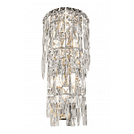 Бра с каскадом из прозрачного хрусталя и корпусом из металла цвета хром Constant Sparks варинант исполнения - 2 | Loft Concept в Казани