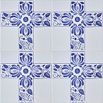 Плитка с узором Кресты варинант исполнения - 1 | Loft Concept в Казани