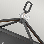 Бра в черном цвете с двумя лампами в форме свечи и стеклянными элементами Hinkley варинант исполнения - 2 | Loft Concept в Казани