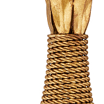 Люстра золотая с декором в виде перьев Bunch of Feathers варинант исполнения - 2 | Loft Concept в Казани