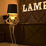Лампа MANNEQUIN LAMP с абажуром руки на талии варинант исполнения - 5 | Loft Concept в Казани