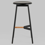 Черный барный стул Knopper варинант исполнения - 2 | Loft Concept в Казани