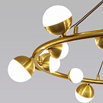 Люстра подвесная светодиодная с плафонами в форме шара Italian Globe Cedar Moss Light варинант исполнения - 3 | Loft Concept в Казани