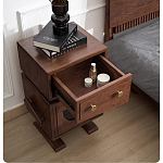 Тумбочка прикроватная с ящиком и дверцей Робот Robot Desk варинант исполнения - 6 | Loft Concept в Казани