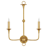 Бра настенное золотого цвета в форме подсвечника Graceful Smoothness варинант исполнения - 3 | Loft Concept в Казани
