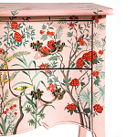 Комод розовый с росписью Цветы L.XV CHEST OF DRAWERS Flowers варинант исполнения - 3 | Loft Concept в Казани