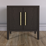 Тумбочка Primo с дверцами шпон темный орех варинант исполнения - 2 | Loft Concept в Казани