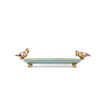 Блюдо фарфоровое Экзотические птички Vivole варинант исполнения - 2 | Loft Concept в Казани