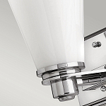 Бра для ванных комнат с белыми стеклянными конусными плафонами Hinkley варинант исполнения - 8 | Loft Concept в Казани