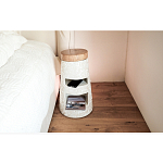 Керамический столик с деревянной столешницей "Пешка" варинант исполнения - 1 | Loft Concept в Казани