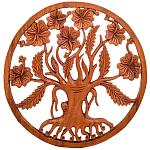 Панно из дерева Foliage Panel With Trees варинант исполнения - 1 | Loft Concept в Казани