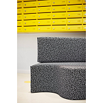 Дизайнерский модульный диван волнистой формы с цветным принтом Poltronova Superonda Sofa варинант исполнения - 19 | Loft Concept в Казани