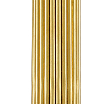 Подвесной светильник золотой в форме цилиндра из тонких металлических трубок  Long Tubular Lampshade варинант исполнения - 1 | Loft Concept в Казани