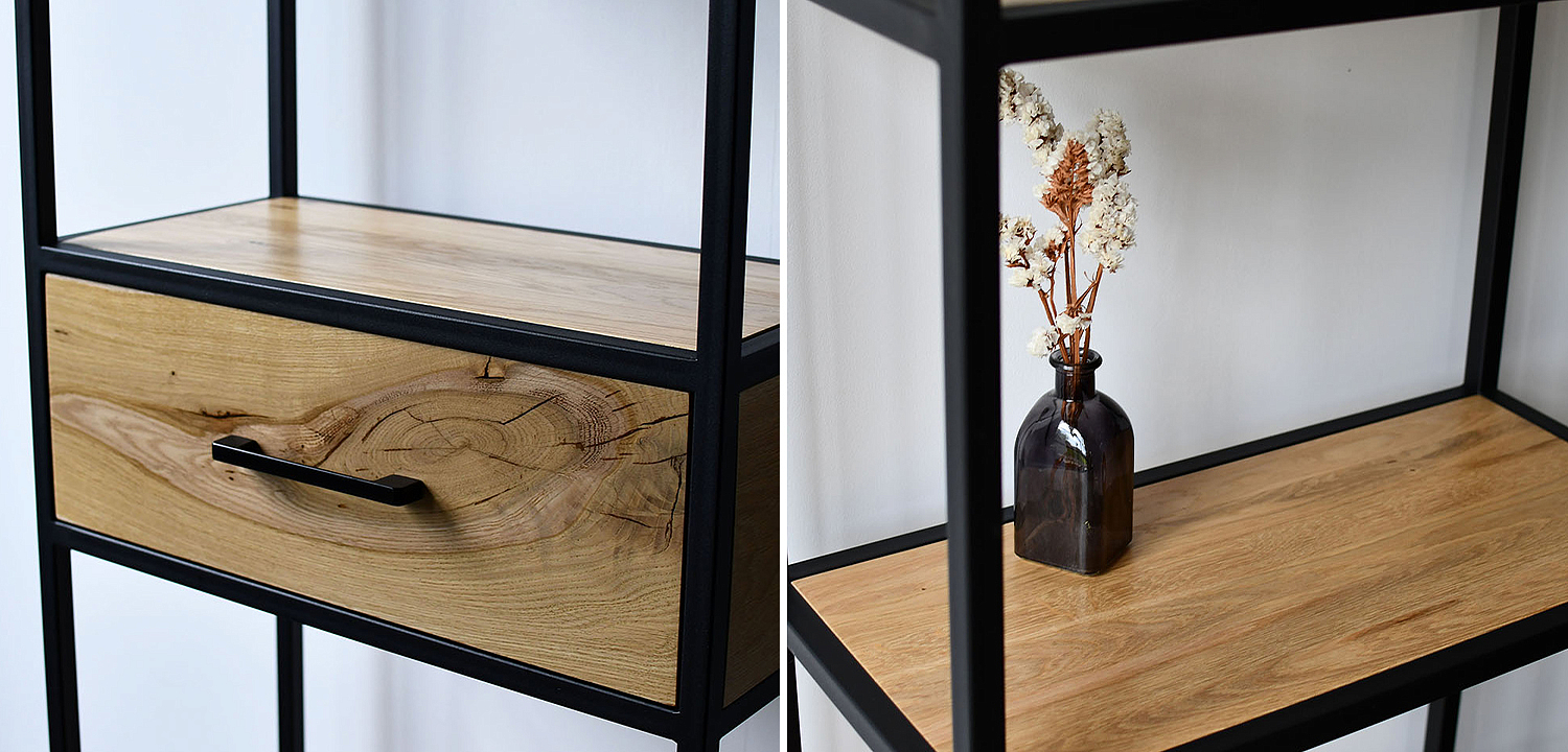 Стеллаж Elif Industrial Metal Rust Rack Стеллаж Elif Industrial Metal Rust Rack - Loft-Concept в Казани
