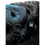 Кресло "Баския и Уорхол" Basquiat Warhol graffiti chair натуральная кожа варинант исполнения - 8 | Loft Concept в Казани