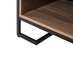 Стеллаж под TV в стиле лофт с открытыми полками и ящиками Urban Style Space варинант исполнения - 4 | Loft Concept в Казани