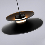 Подвесной светильник черного цвета из металла Obsidian Touch варинант исполнения - 4 | Loft Concept в Казани