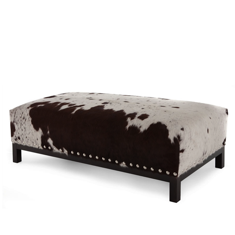 Банкетка Cowhide Bench Коричневый в Казани | Loft Concept 